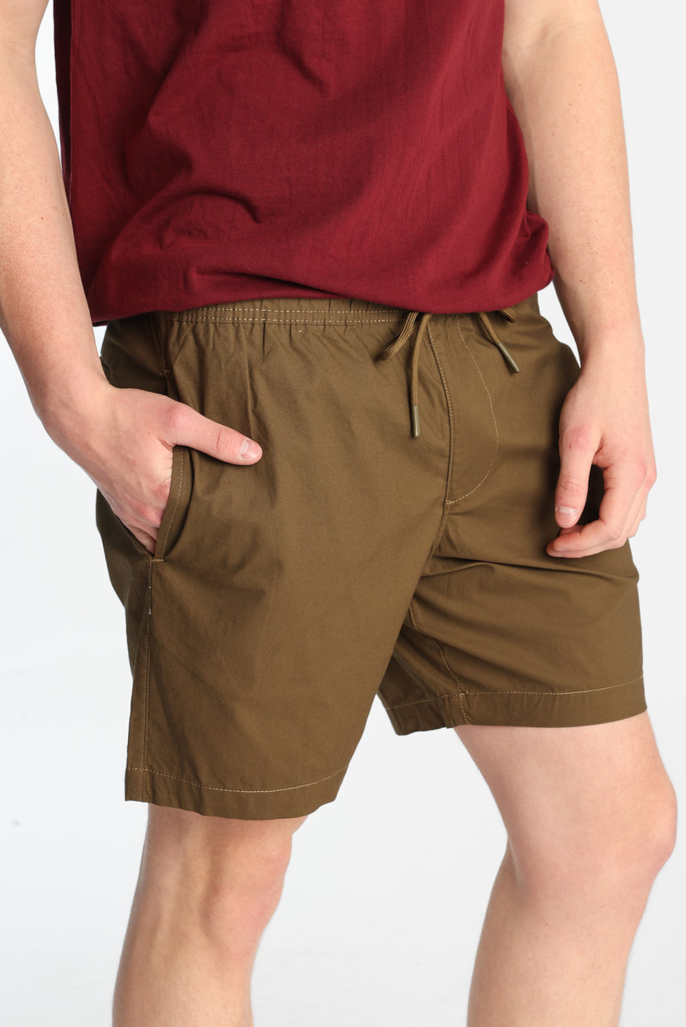 Short en popeline de coton Short en popeline de coton