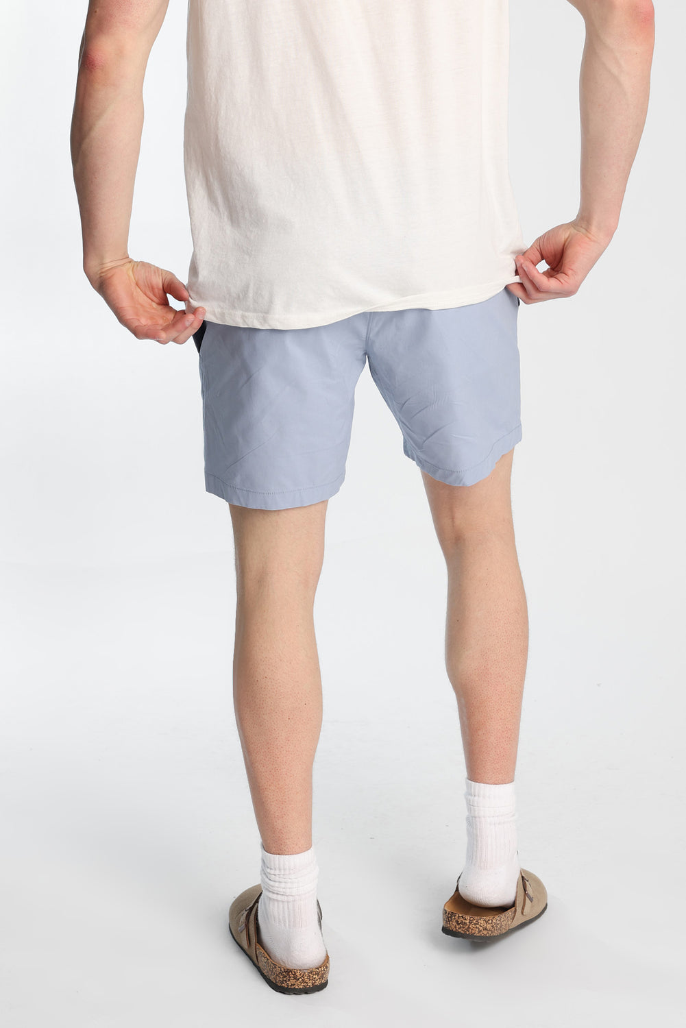 Short en popeline de coton Short en popeline de coton