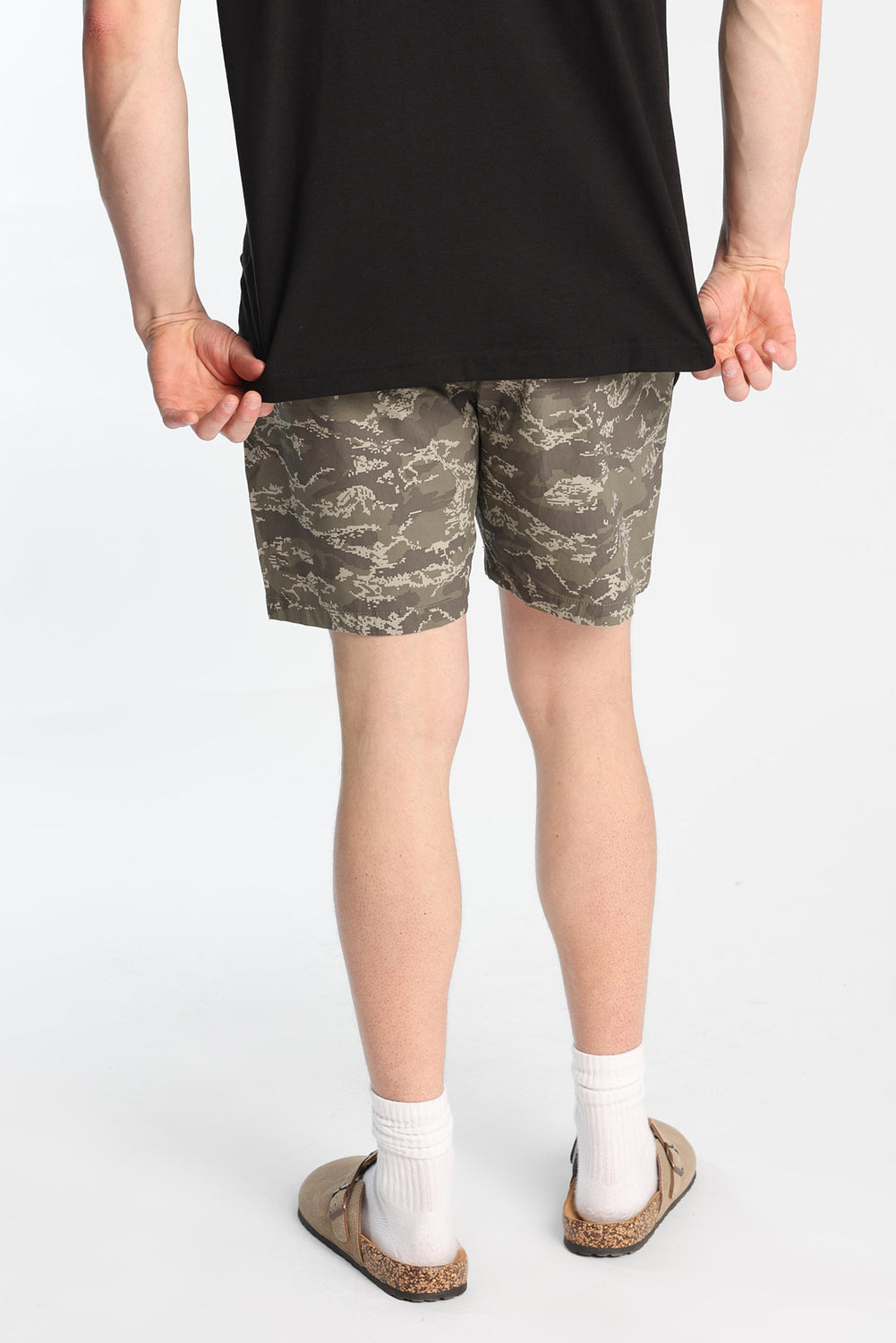 Short en popeline de coton Short en popeline de coton