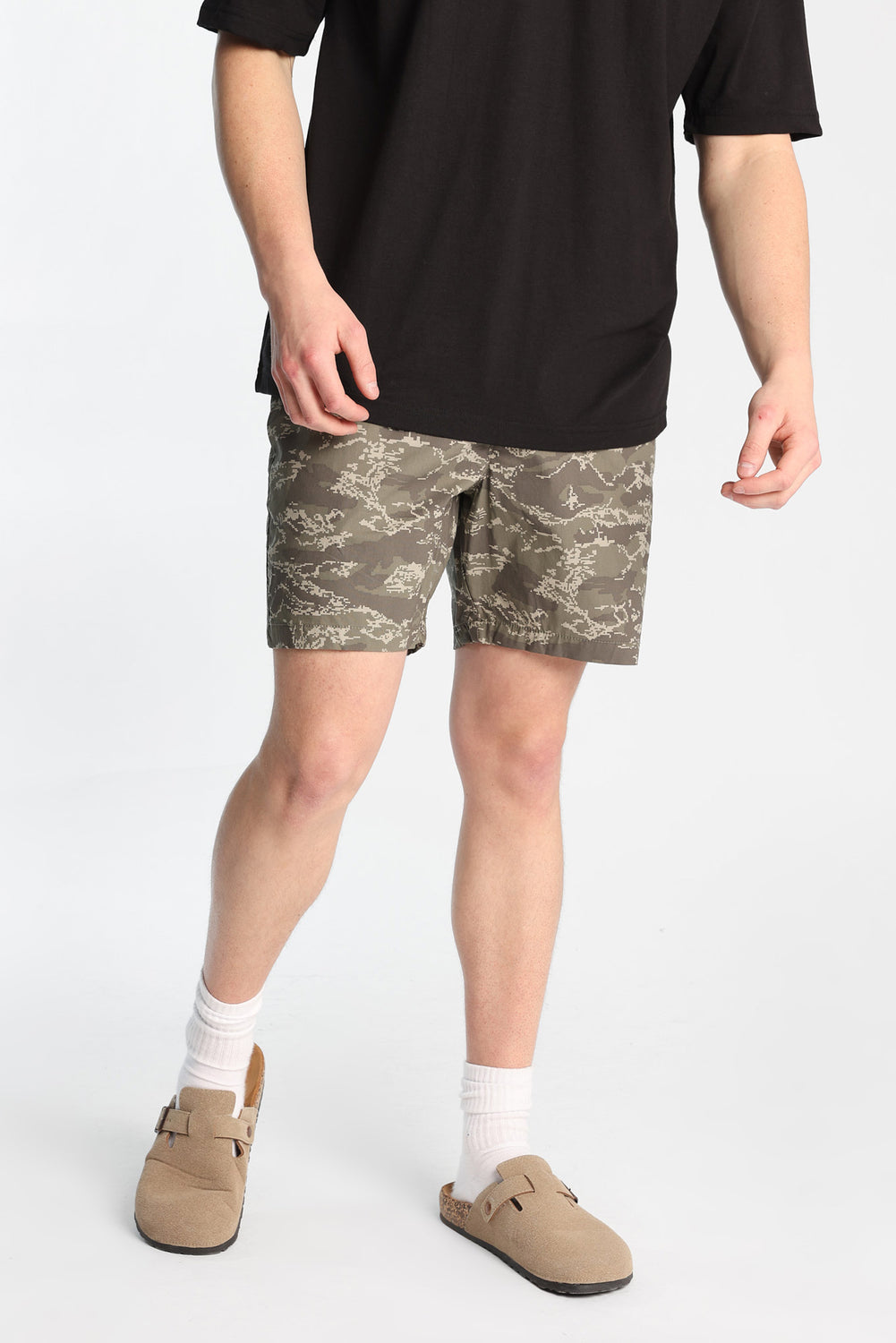 Short en popeline de coton Short en popeline de coton