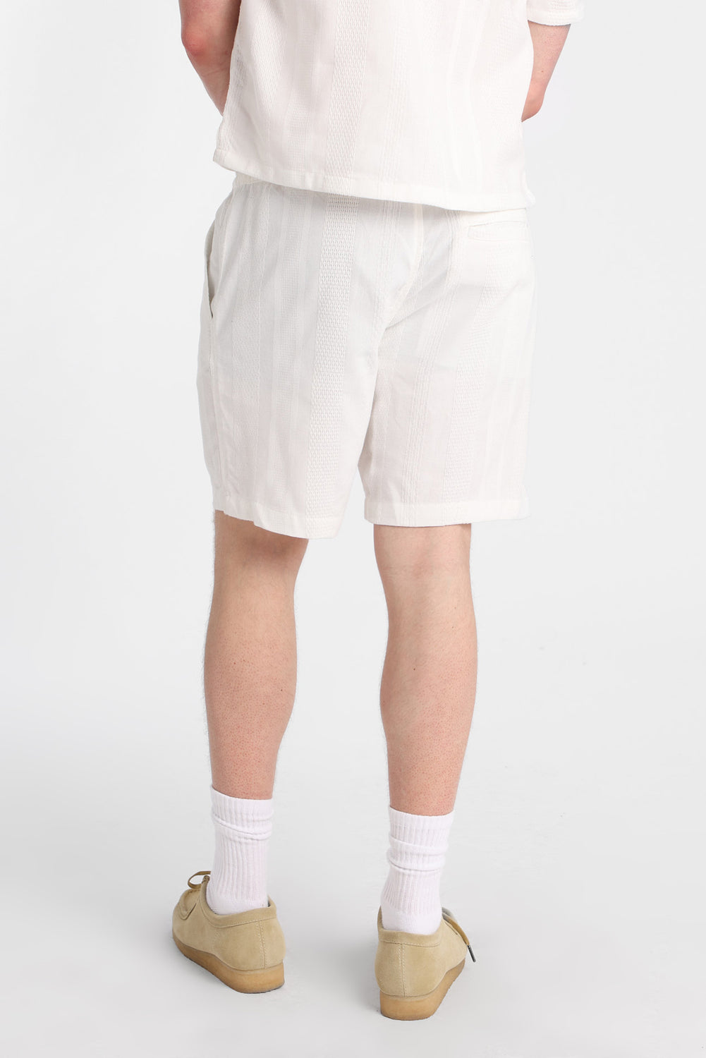 Short texturé à rayures 7 po Short texturé à rayures 7 po