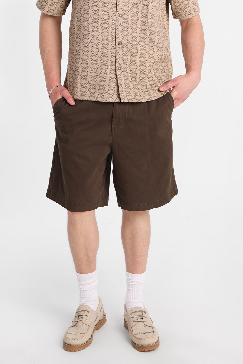 Loose Twill Shorts 9