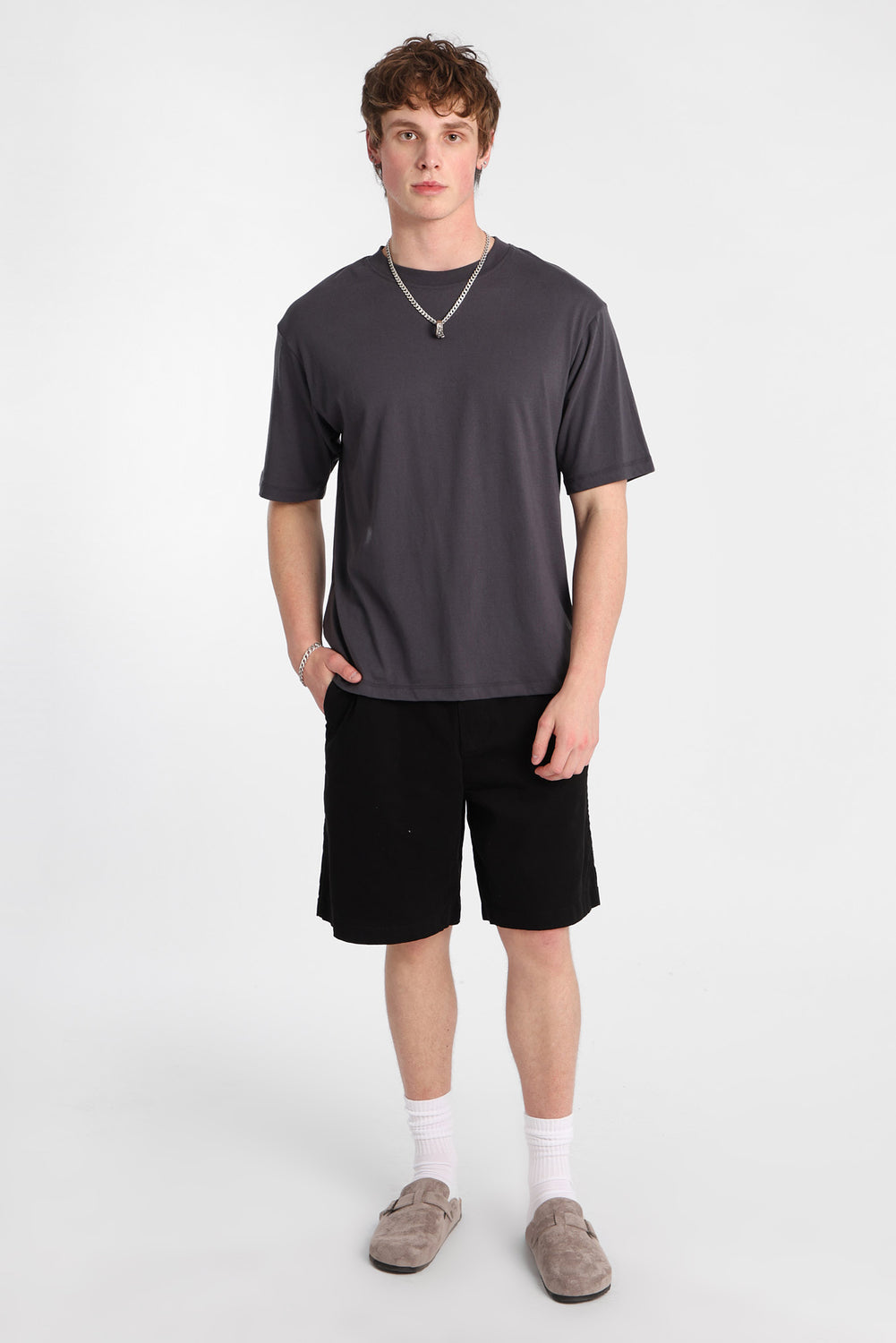 Loose Twill Shorts 9