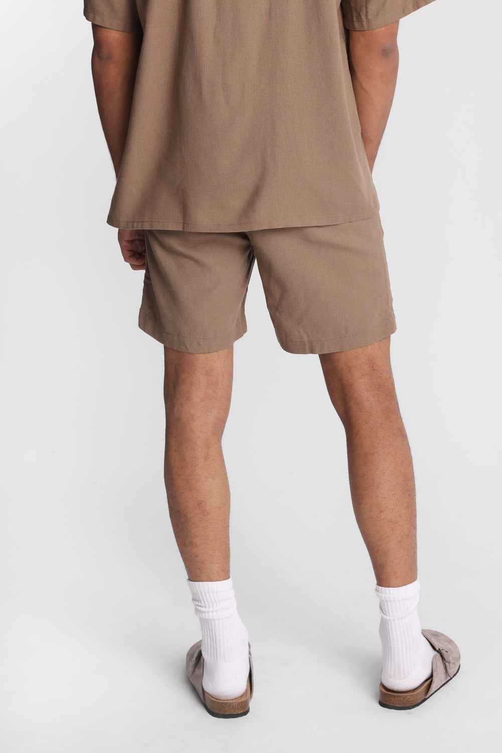 Short en mélange de lin 7 po Short en mélange de lin 7 po