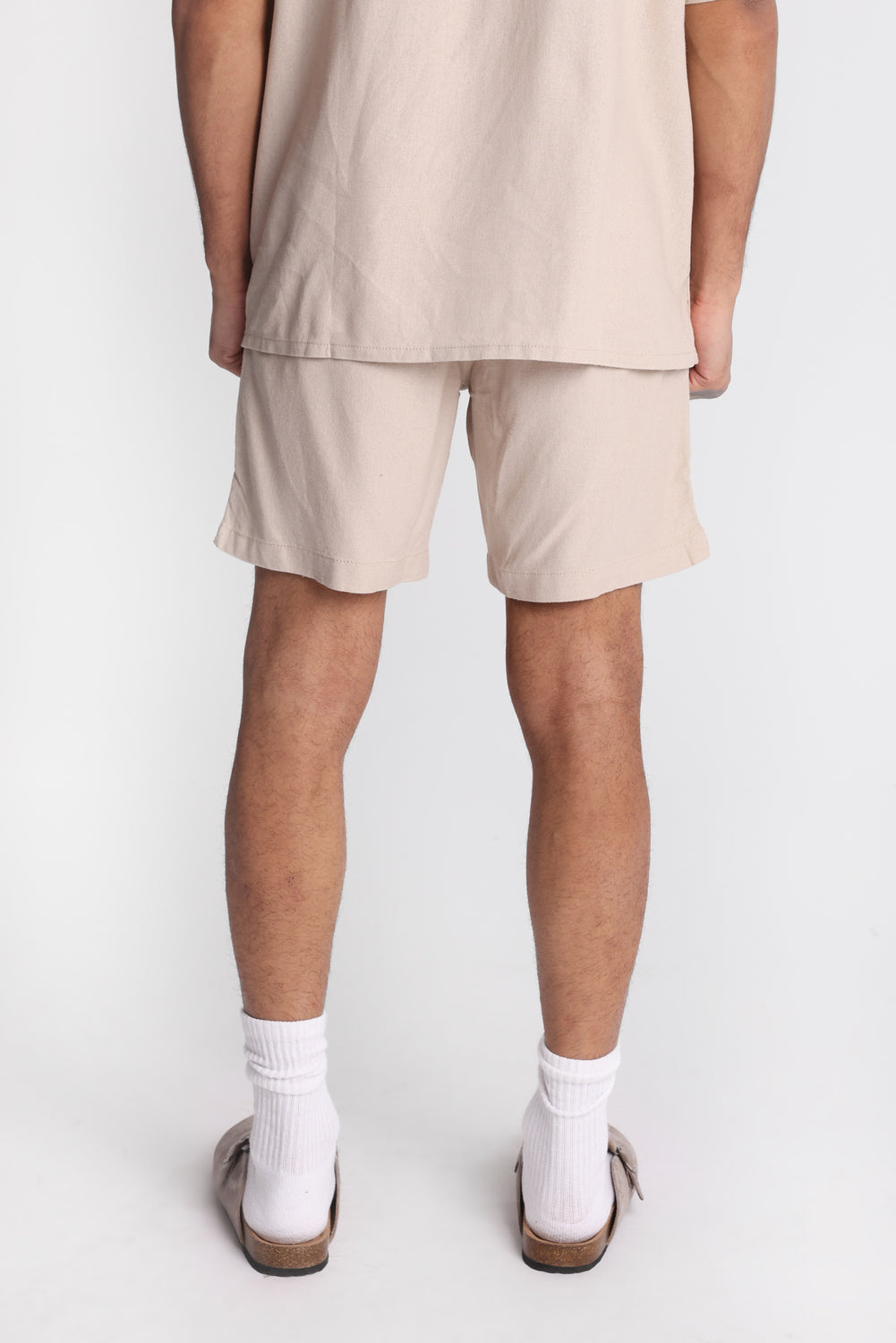 Short en mélange de lin 7 po Short en mélange de lin 7 po