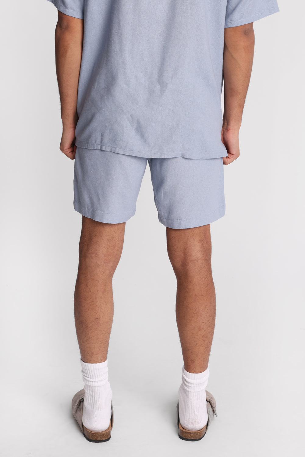 Short en mélange de lin 7 po Short en mélange de lin 7 po