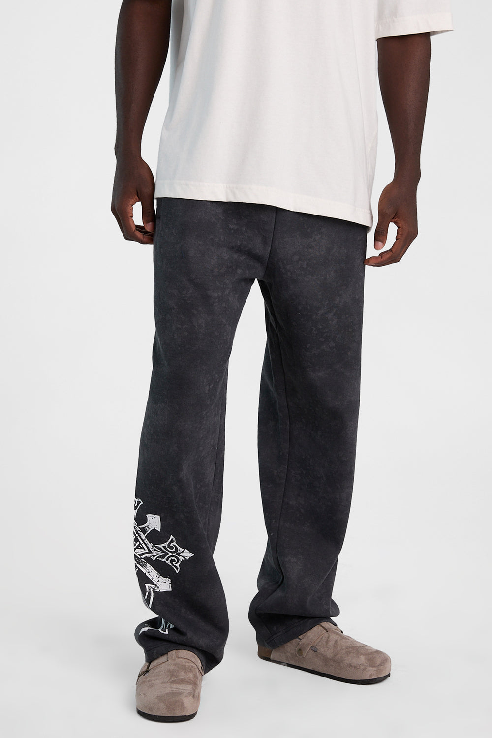 Arsenic Cross Washed Baggy Sweatpants Arsenic Cross Washed Baggy Sweatpants