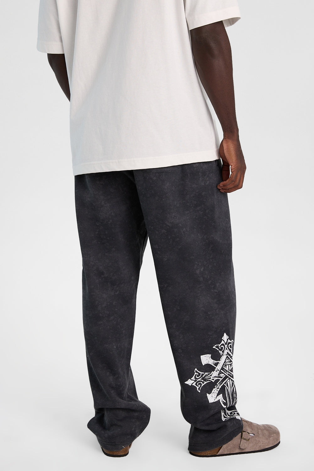 Arsenic Cross Washed Baggy Sweatpants Arsenic Cross Washed Baggy Sweatpants