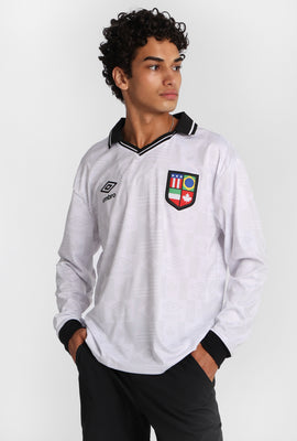 Umbro World's Game Graphic Long Sleeve Polo Jersey
