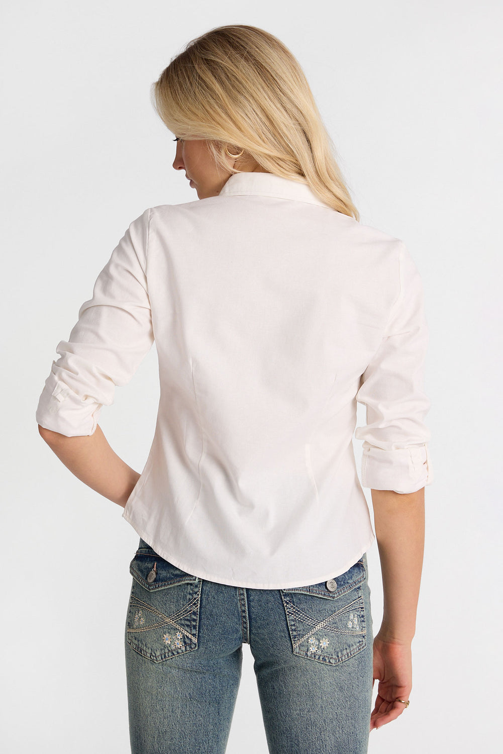 Chemise à manches longues en coton Chemise à manches longues en coton