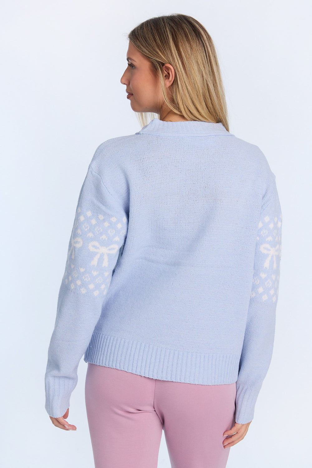 Chandail ras du cou en tricot plat Chandail ras du cou en tricot plat
