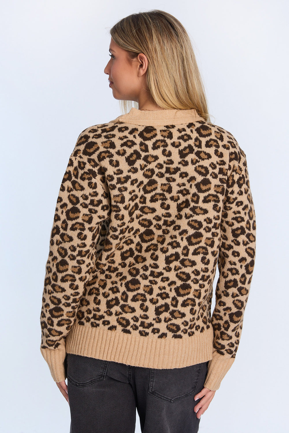 Graphic Flat Knit Crewneck Sweater Graphic Flat Knit Crewneck Sweater