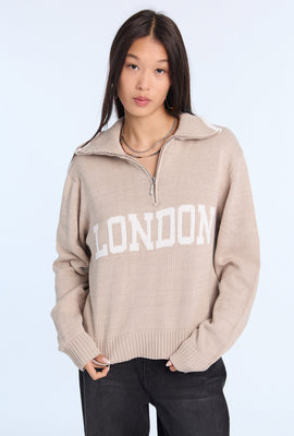 Chandail à demi-fermeture éclair