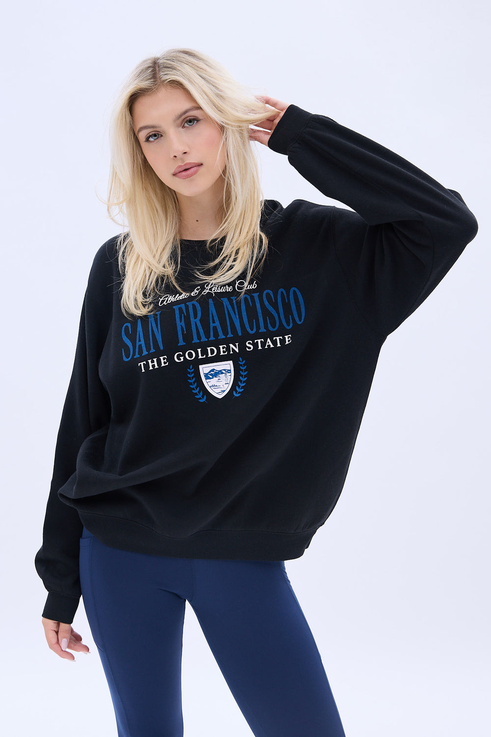 UNPLUG Oversized Crew Neck Sweatshirt UNPLUG Oversized Crew Neck Sweatshirt