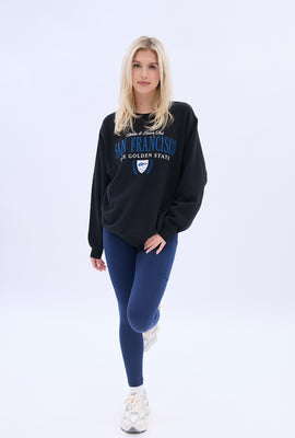 UNPLUG Oversized Crew Neck Sweatshirt