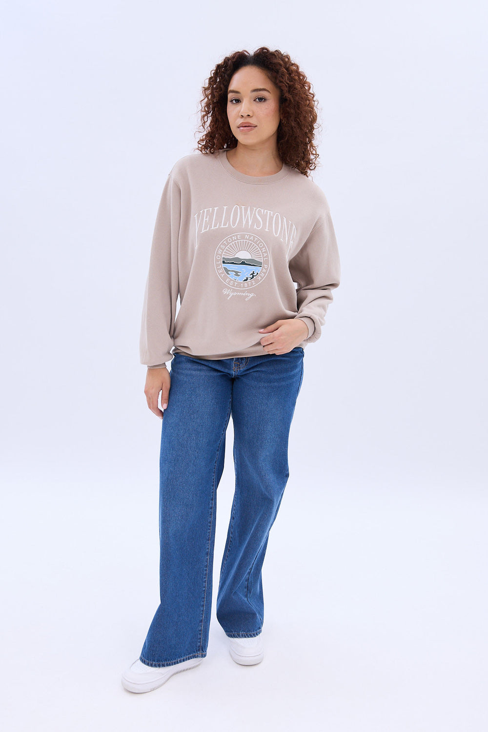 UNPLUG Oversized Crew Neck Sweatshirt UNPLUG Oversized Crew Neck Sweatshirt