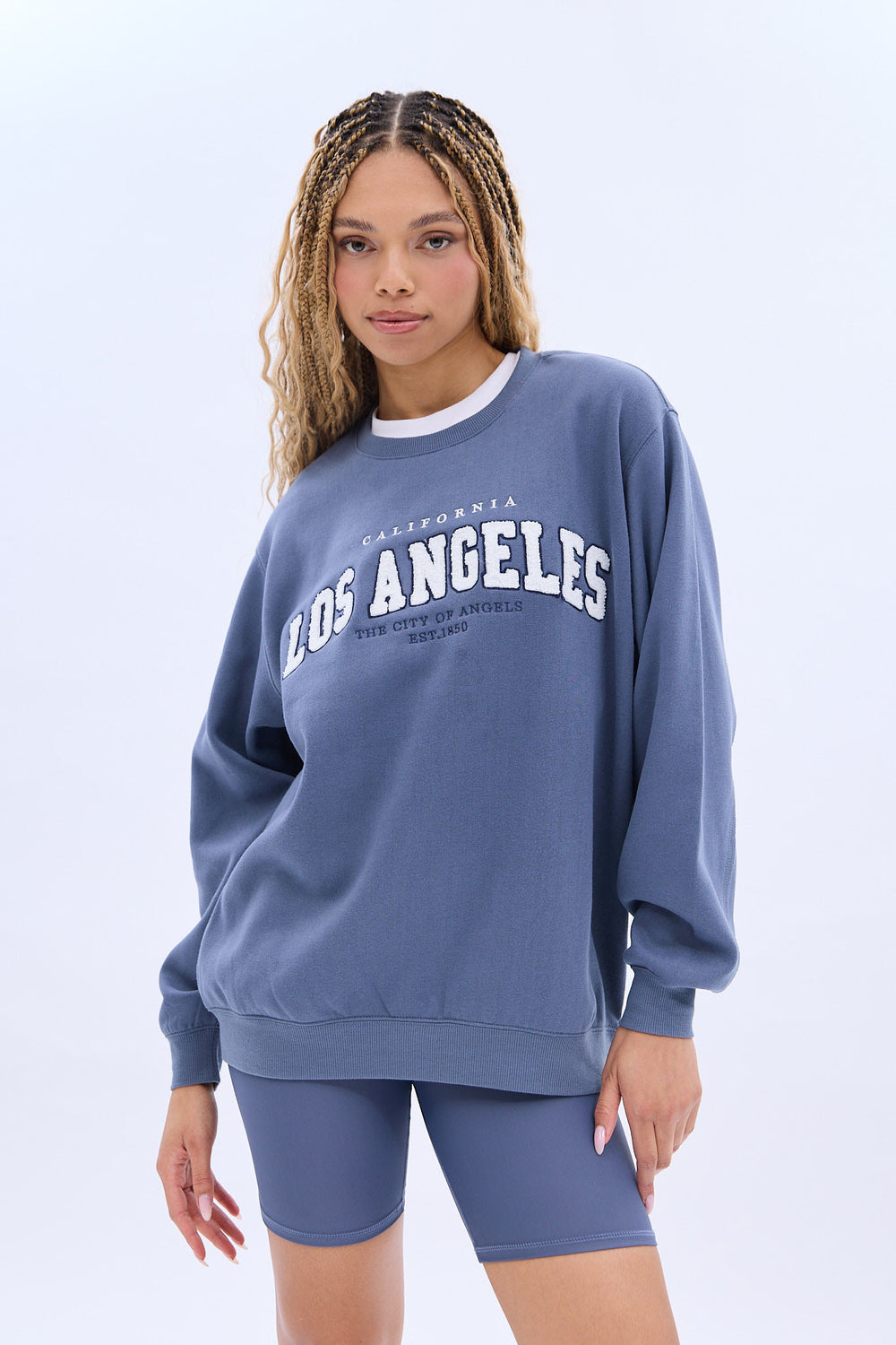 UNPLUG Oversized Crew Neck Sweatshirt UNPLUG Oversized Crew Neck Sweatshirt