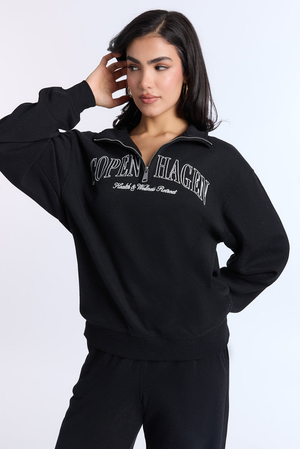 Sweatshirt à glissière 1/4 Sweatshirt à glissière 1/4