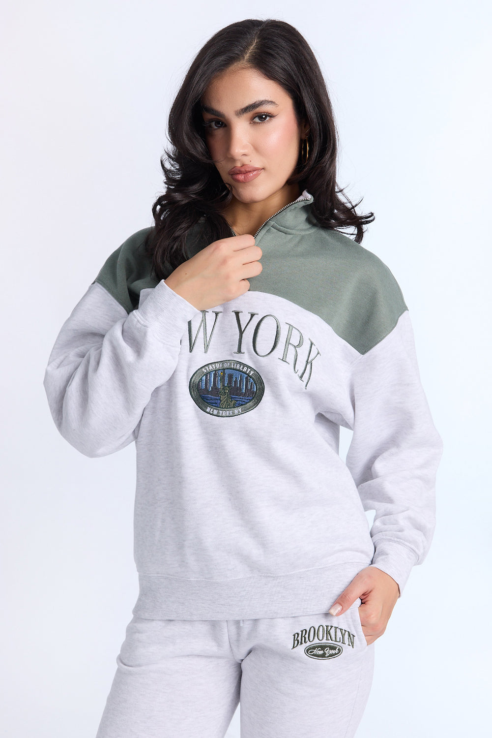 Sweatshirt à glissière 1/4 Sweatshirt à glissière 1/4