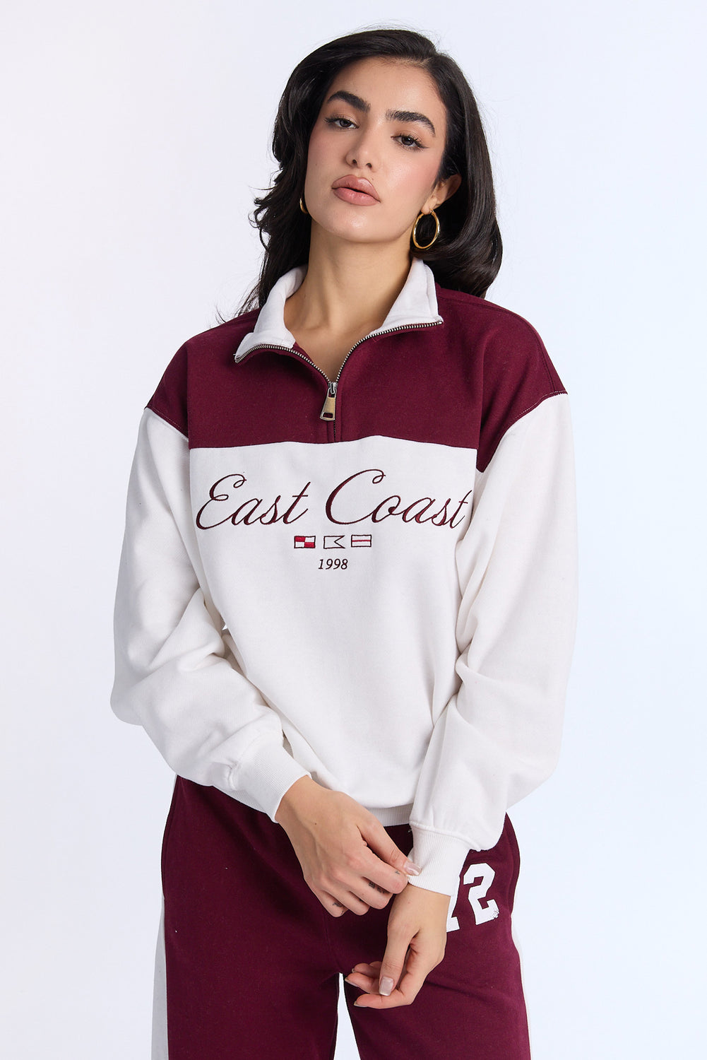Sweatshirt à glissière 1/4 Sweatshirt à glissière 1/4