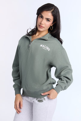 Sweatshirt à glissière 1/4