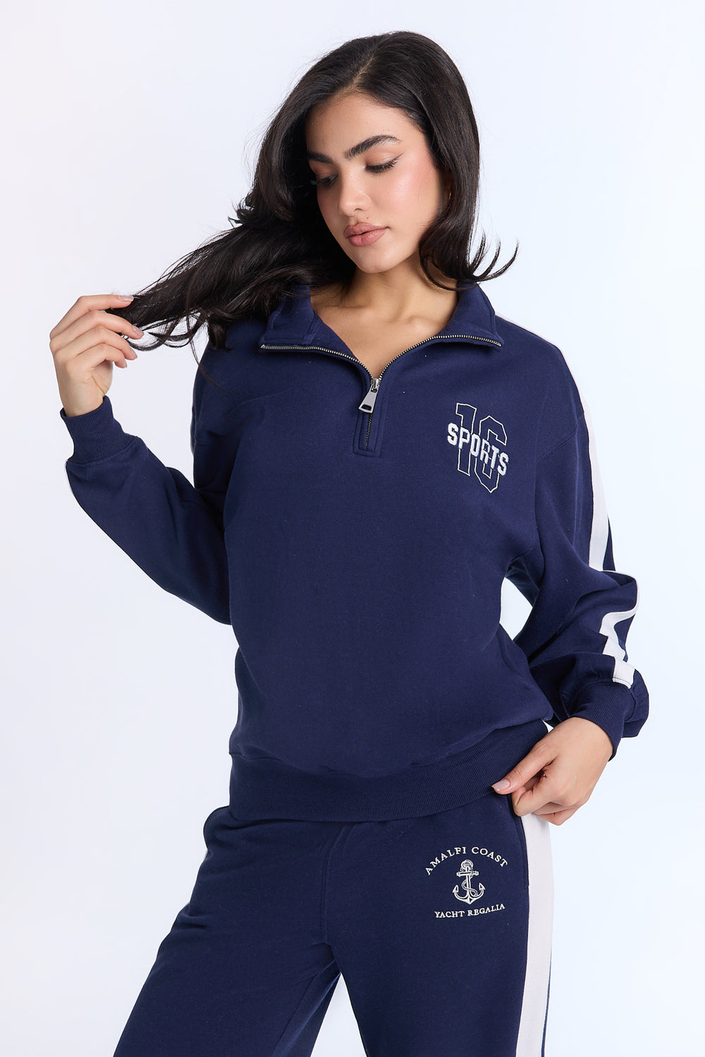 Sweatshirt à glissière 1/4 Sweatshirt à glissière 1/4