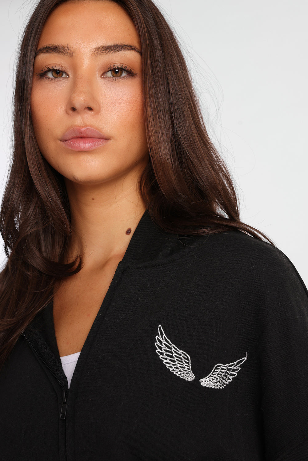 Graphic Double-Zip Hoodie Graphic Double-Zip Hoodie