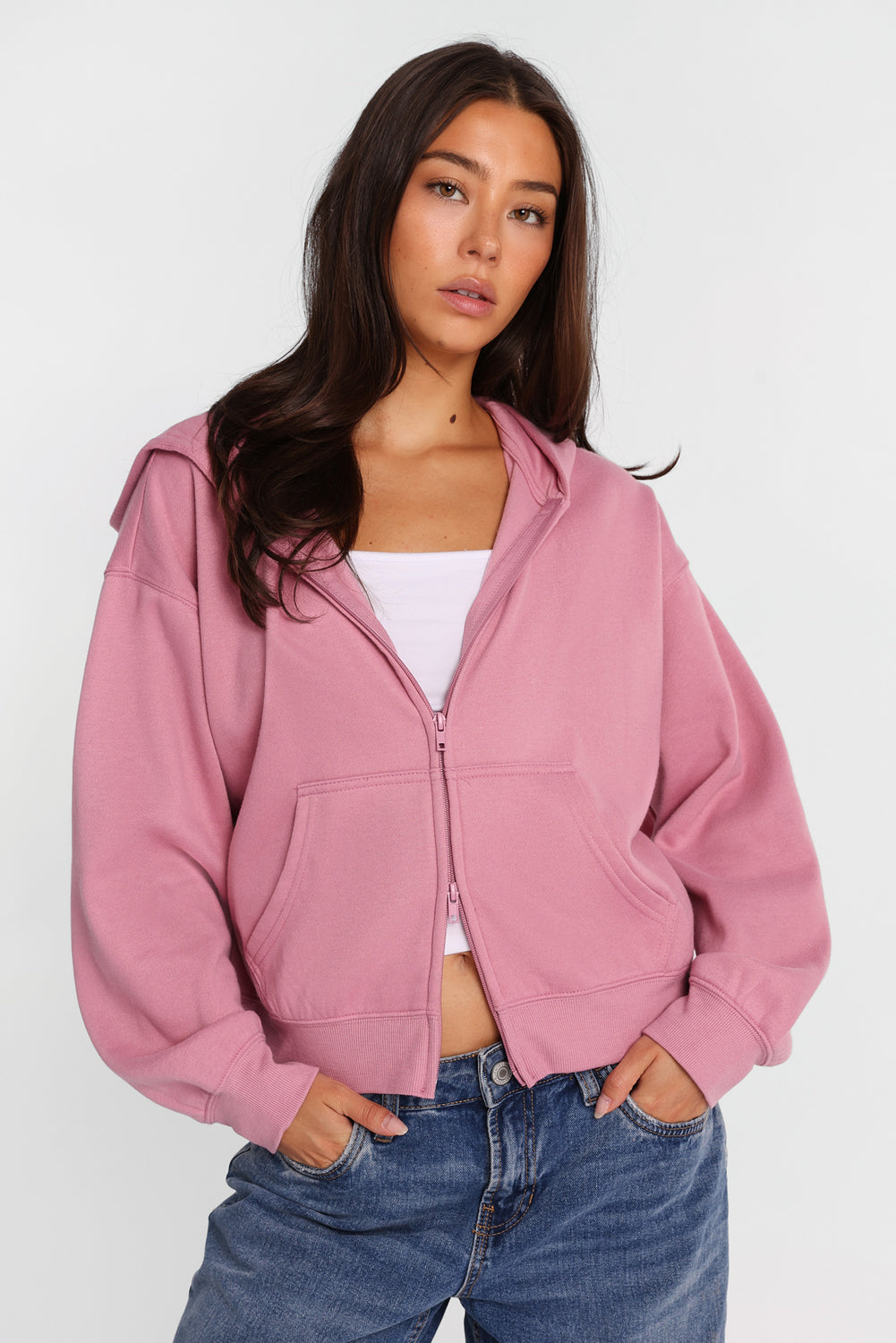 Graphic Double-Zip Hoodie Graphic Double-Zip Hoodie