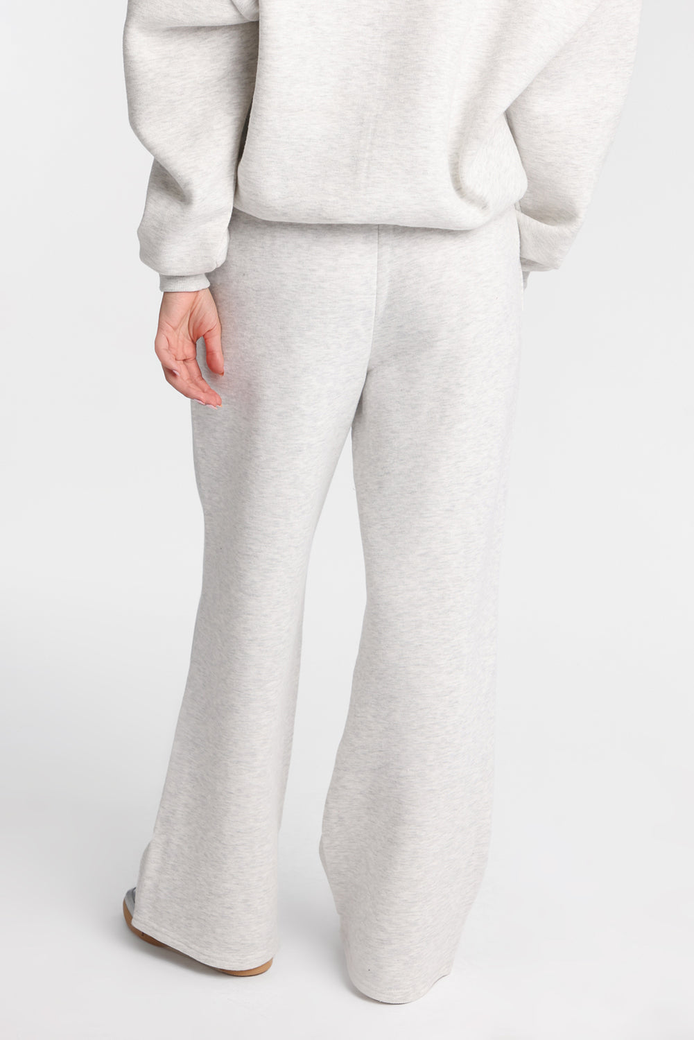 Fleece Wide Leg Drawstring Sweatpants Fleece Wide Leg Drawstring Sweatpants