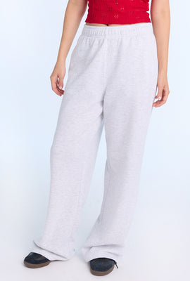 Jogger en molleton à grande jambe