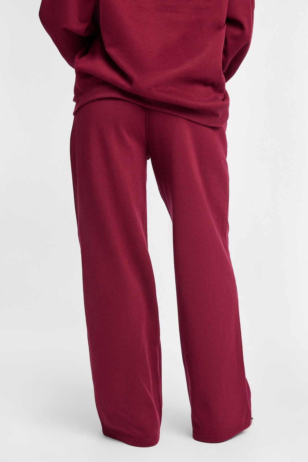 Pantalon de survêtement en molleton ample Pantalon de survêtement en molleton ample