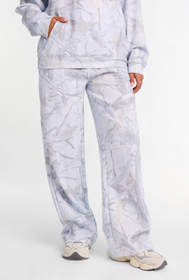 Pantalon de survêtement ample imprimé camouflage