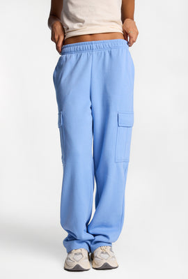 Cargo Wide Leg Sweatpants