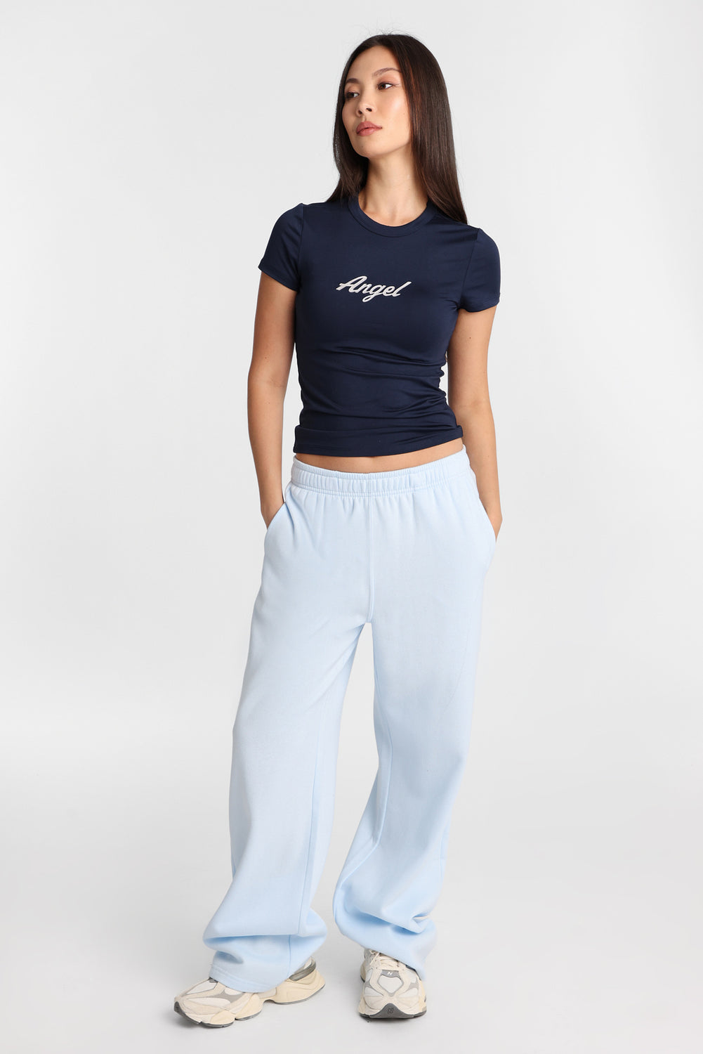 Pantalon en molleton ample Pantalon en molleton ample