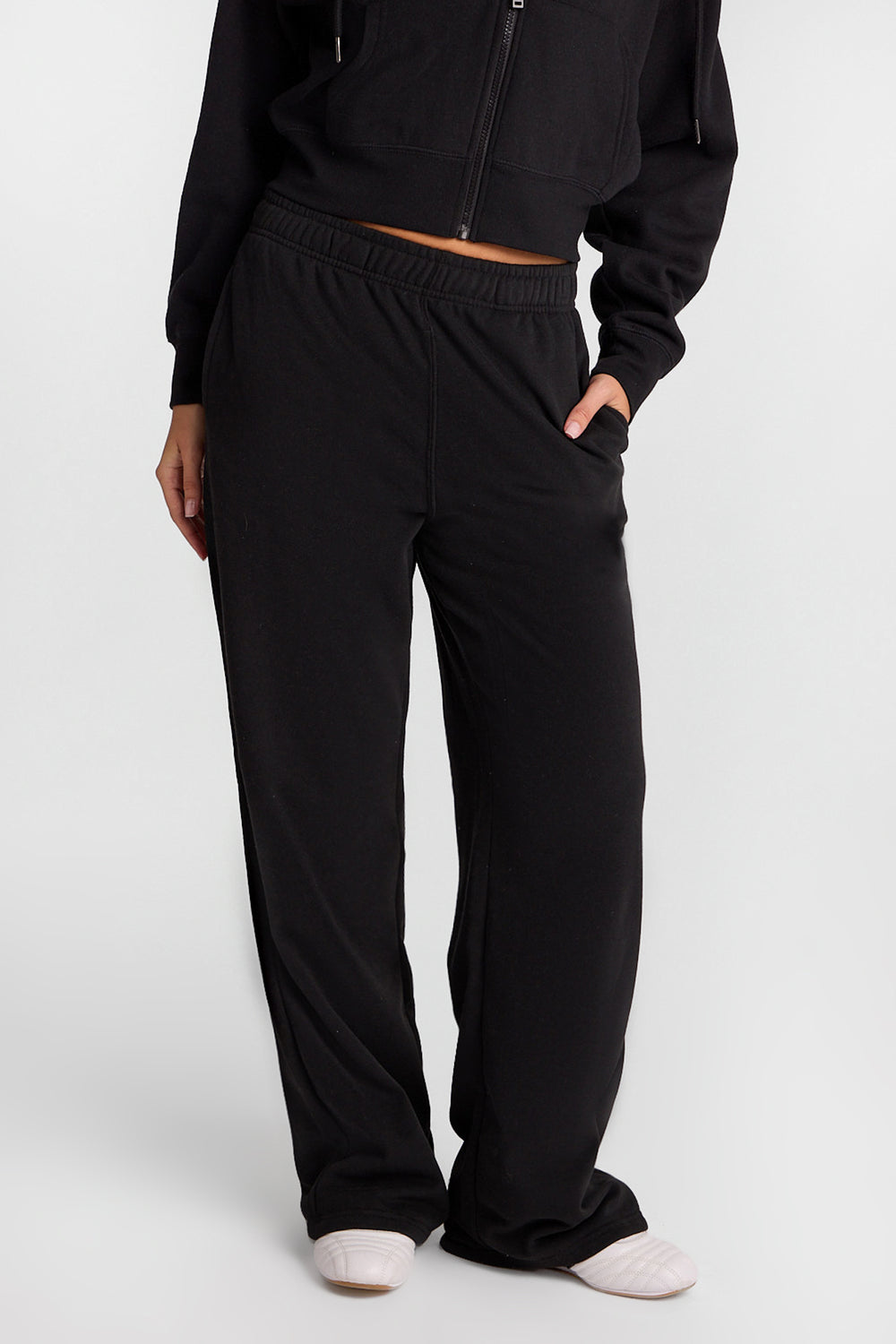 Pantalon en molleton ample imprimé Pantalon en molleton ample imprimé