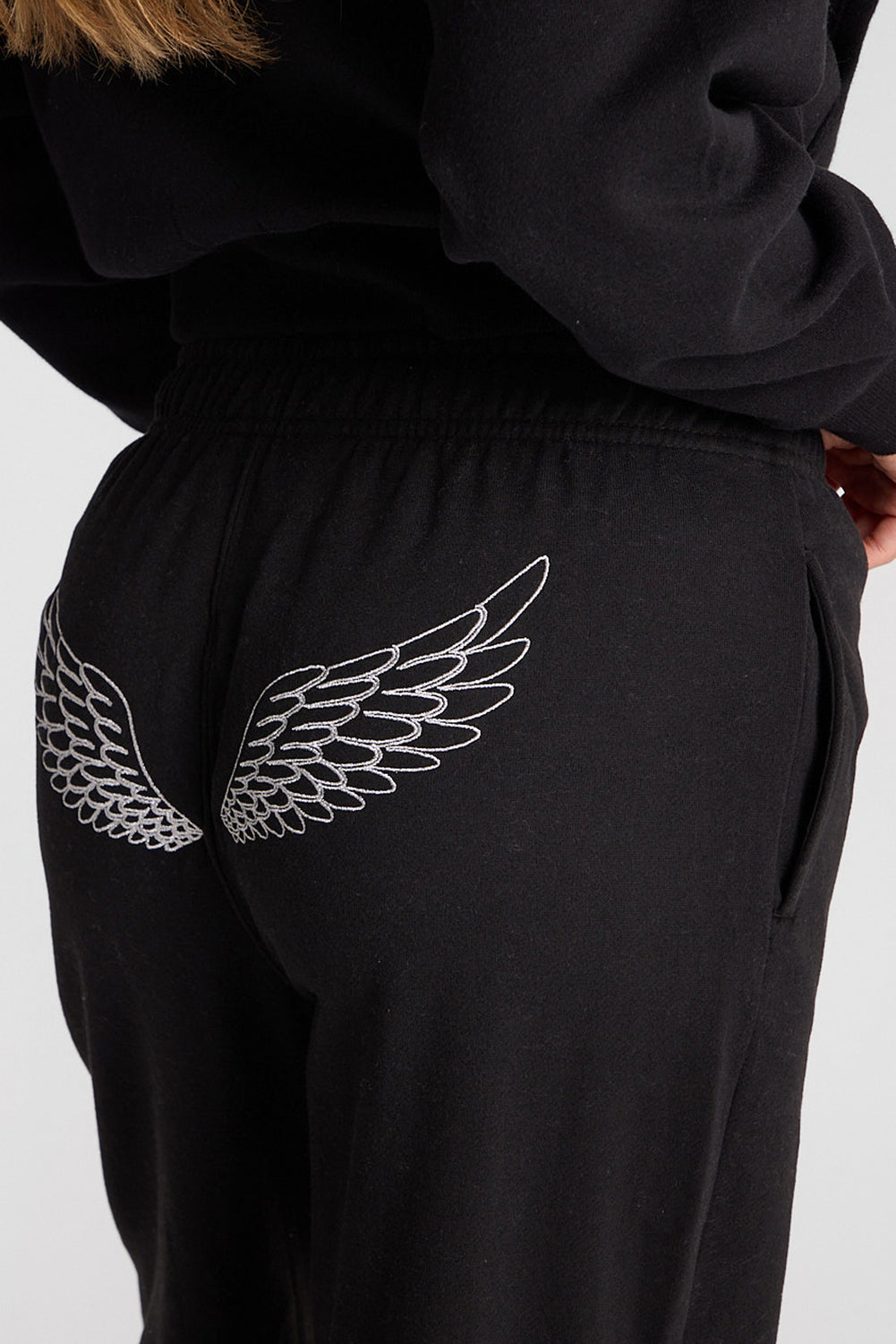 Pantalon en molleton ample imprimé Pantalon en molleton ample imprimé