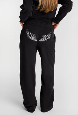 Pantalon en molleton ample imprimé