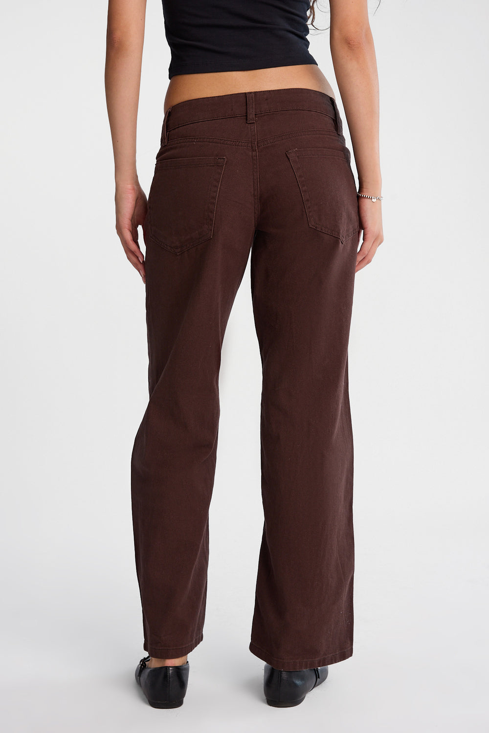 Low Rise Baggy Twill Pants Low Rise Baggy Twill Pants