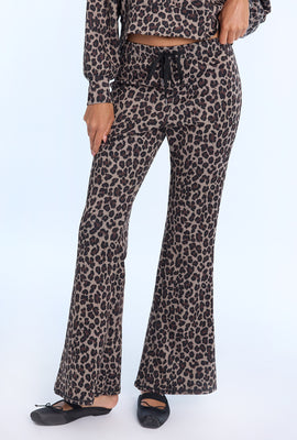 Pantalon évasé en molleton technique