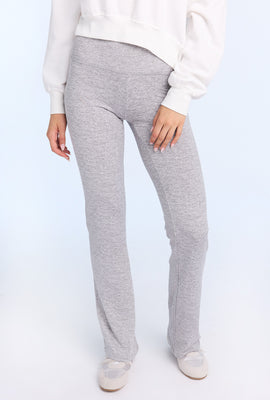 Legging évasé en molleton brossé super doux