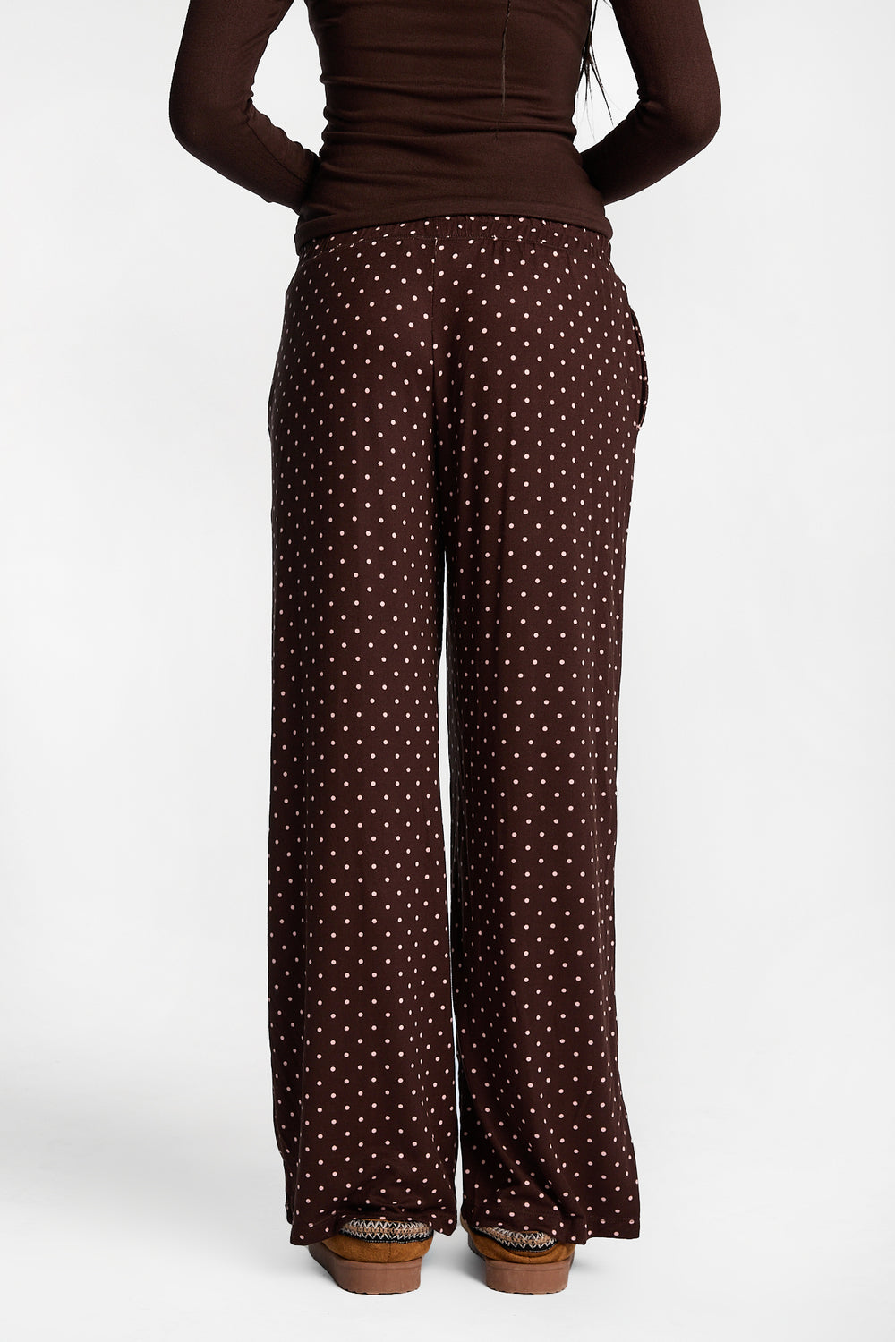 Pantalon détente super doux à jambes larges Pantalon détente super doux à jambes larges