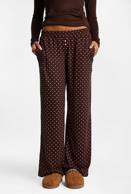Pantalon détente super doux à jambes larges