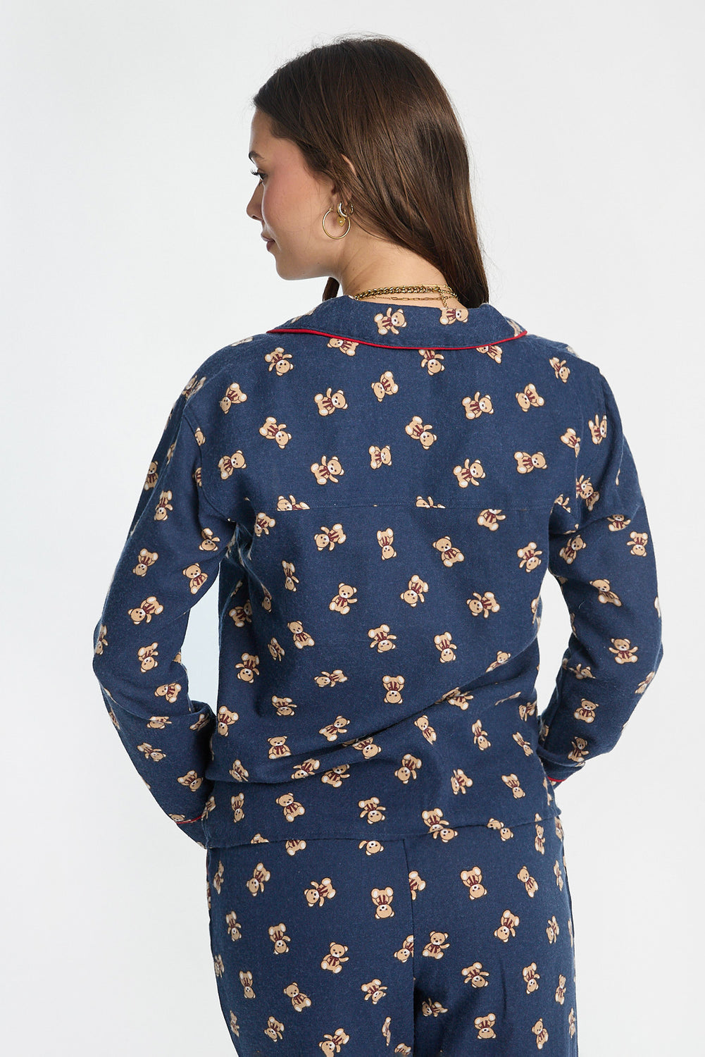 Flannel Button-Up Pajama Shirt Flannel Button-Up Pajama Shirt
