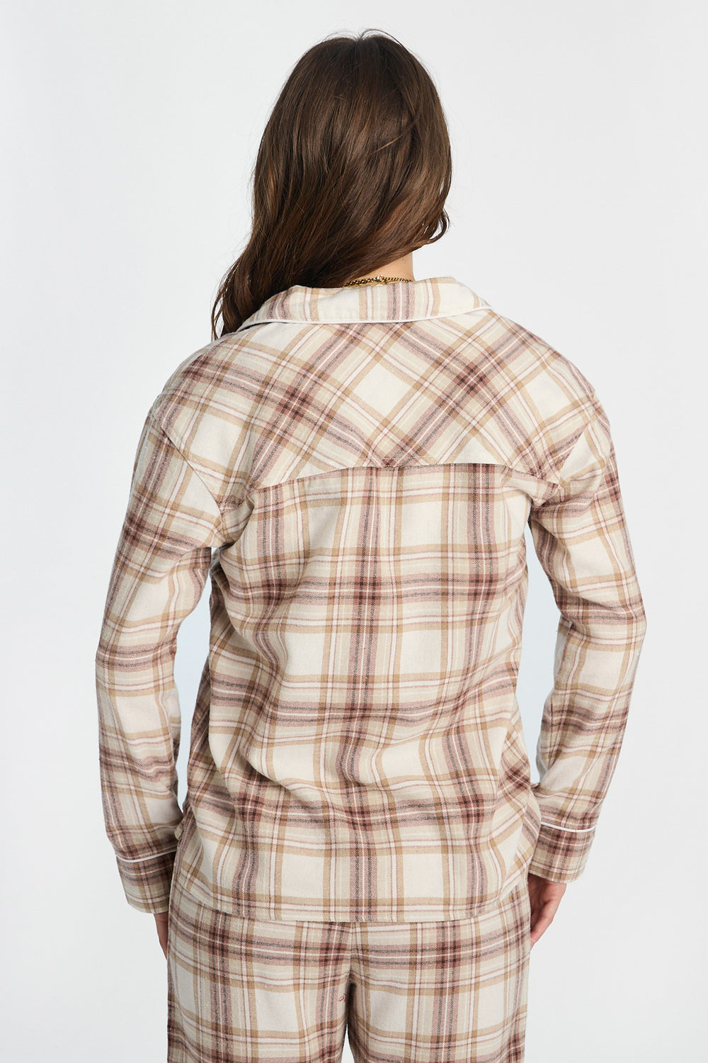 Flannel Button-Up Pajama Shirt Flannel Button-Up Pajama Shirt