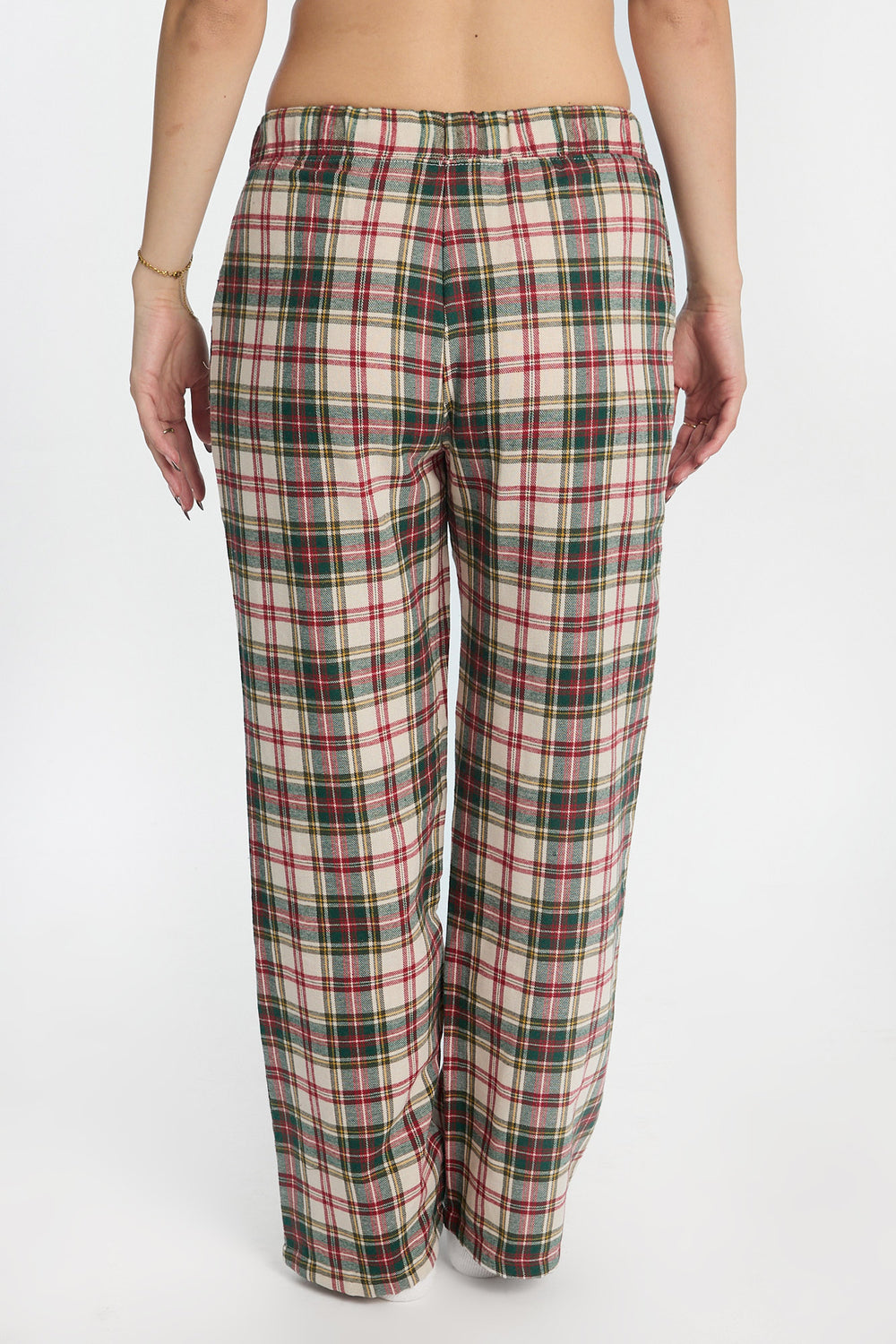 Pantalon de pyjama en flanelle à jambe large Pantalon de pyjama en flanelle à jambe large