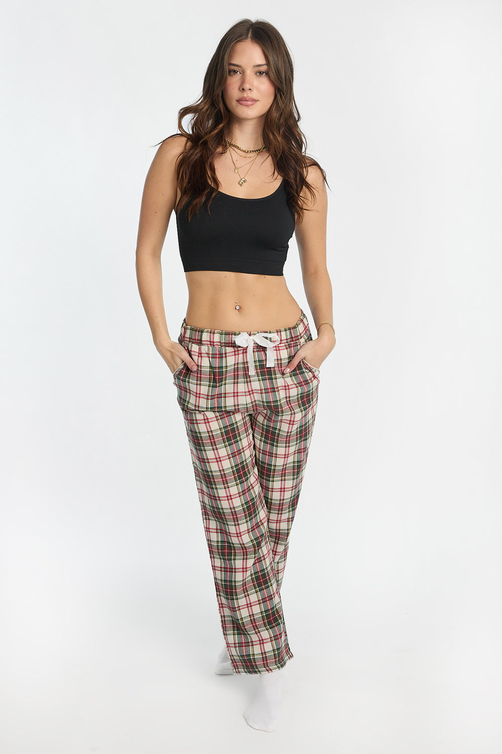 Flannel Wide-Leg Pajama Pant Flannel Wide-Leg Pajama Pant