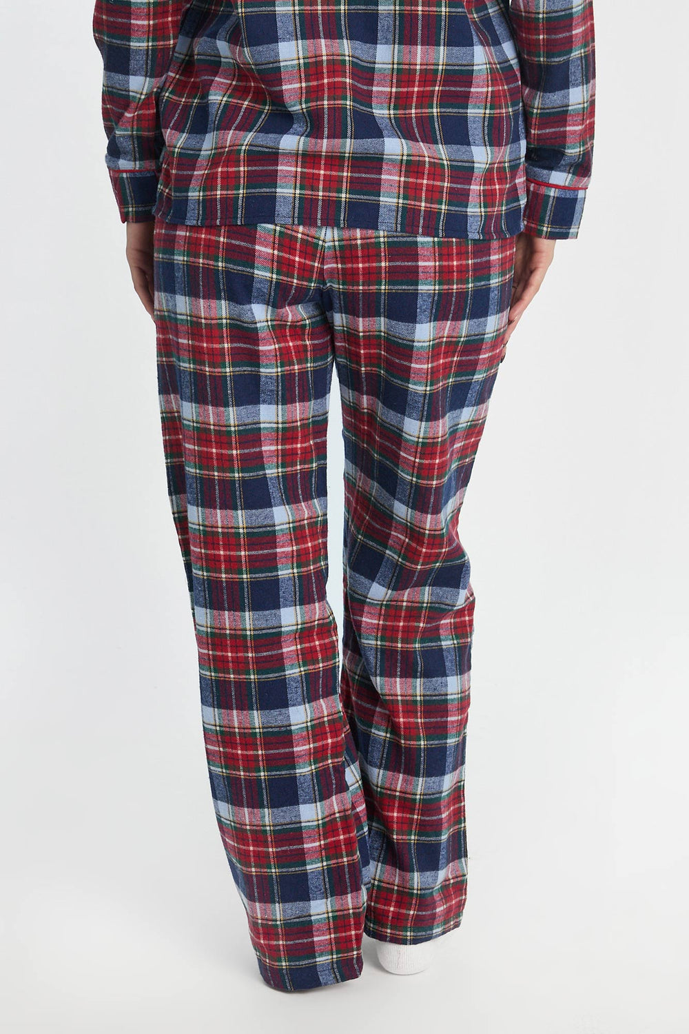 Pantalon de pyjama en flanelle à jambe large Pantalon de pyjama en flanelle à jambe large