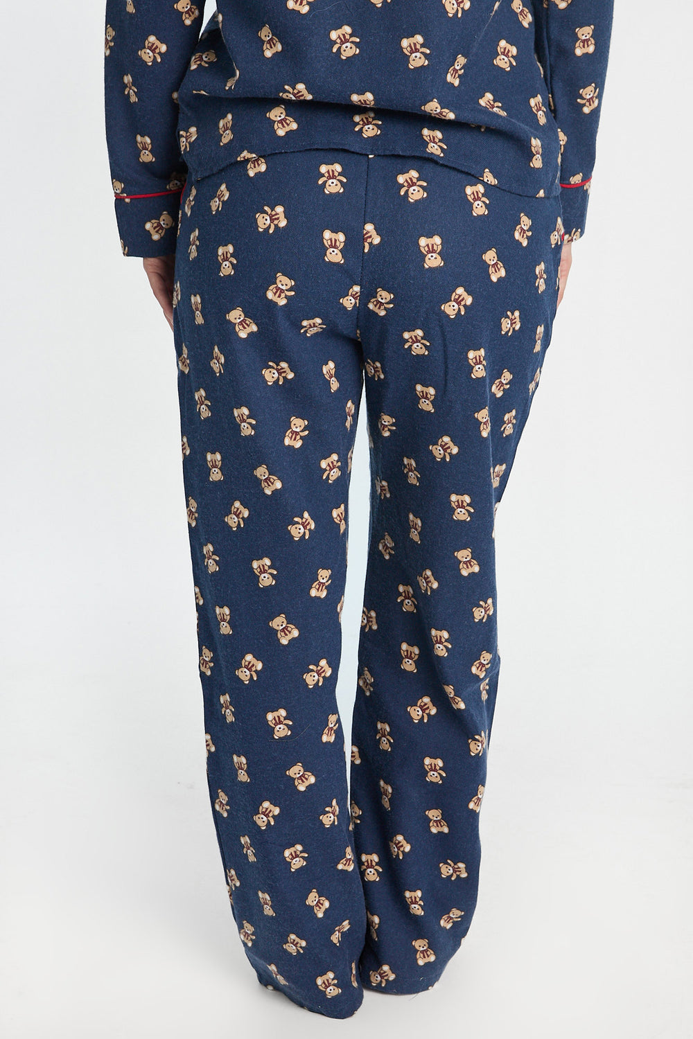 Pantalon de pyjama en flanelle à jambe large Pantalon de pyjama en flanelle à jambe large