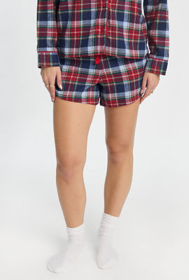 Short de pyjama en flanelle