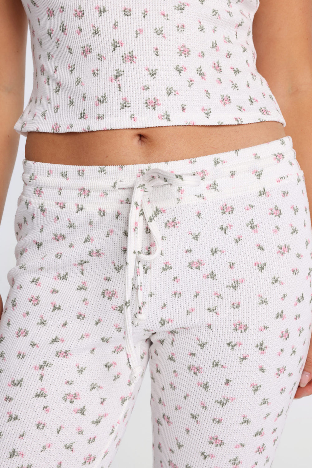 Waffle Knit Bootcut Pajama Pants Waffle Knit Bootcut Pajama Pants